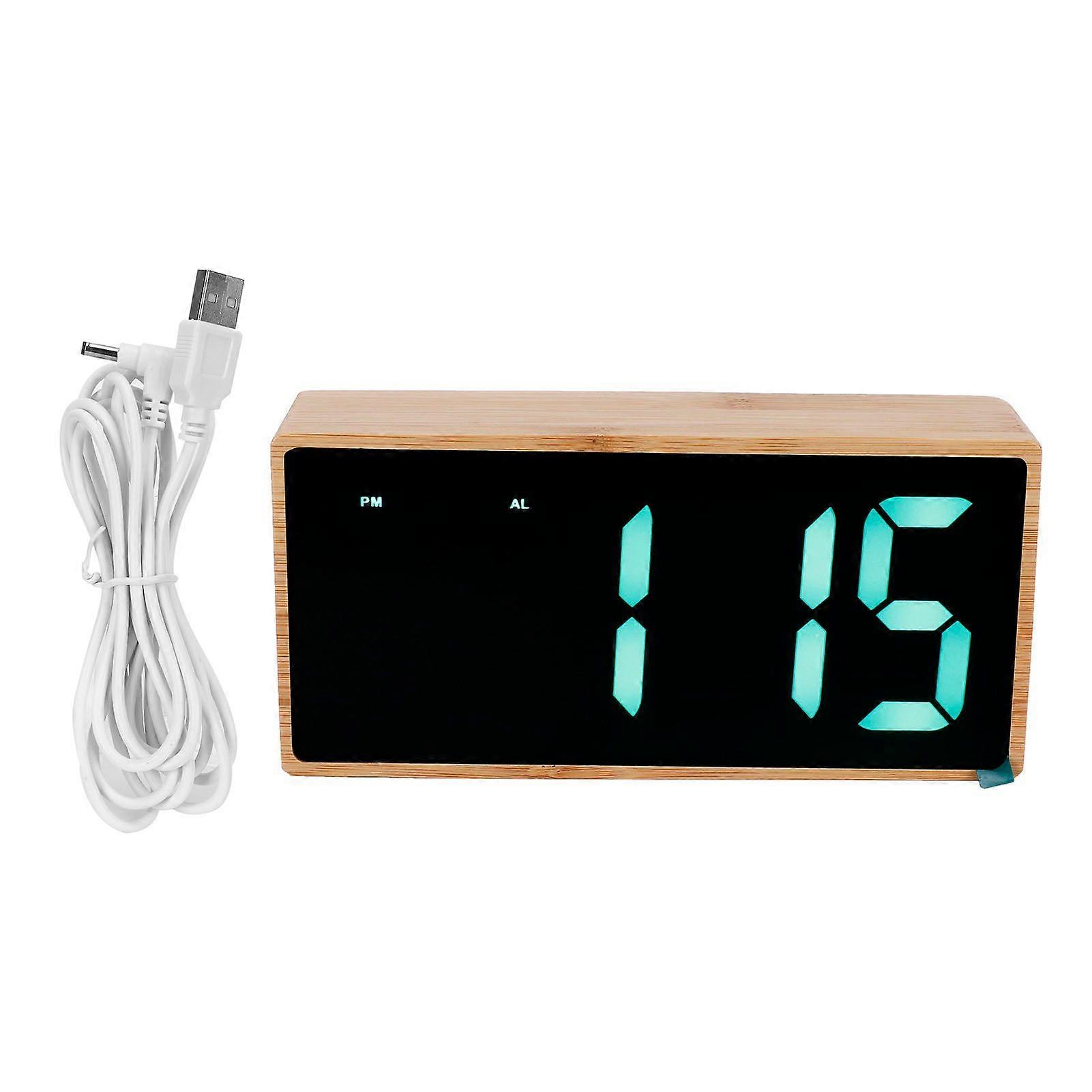 5V LED electronic clock stylish bedside silent alarm clock suitable for bedroom dormitory use