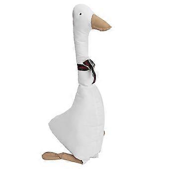 Soft White Goose Doll Stuffed Animal Decorative Pillow PP Cotton Goose Doll Pillow for Baby