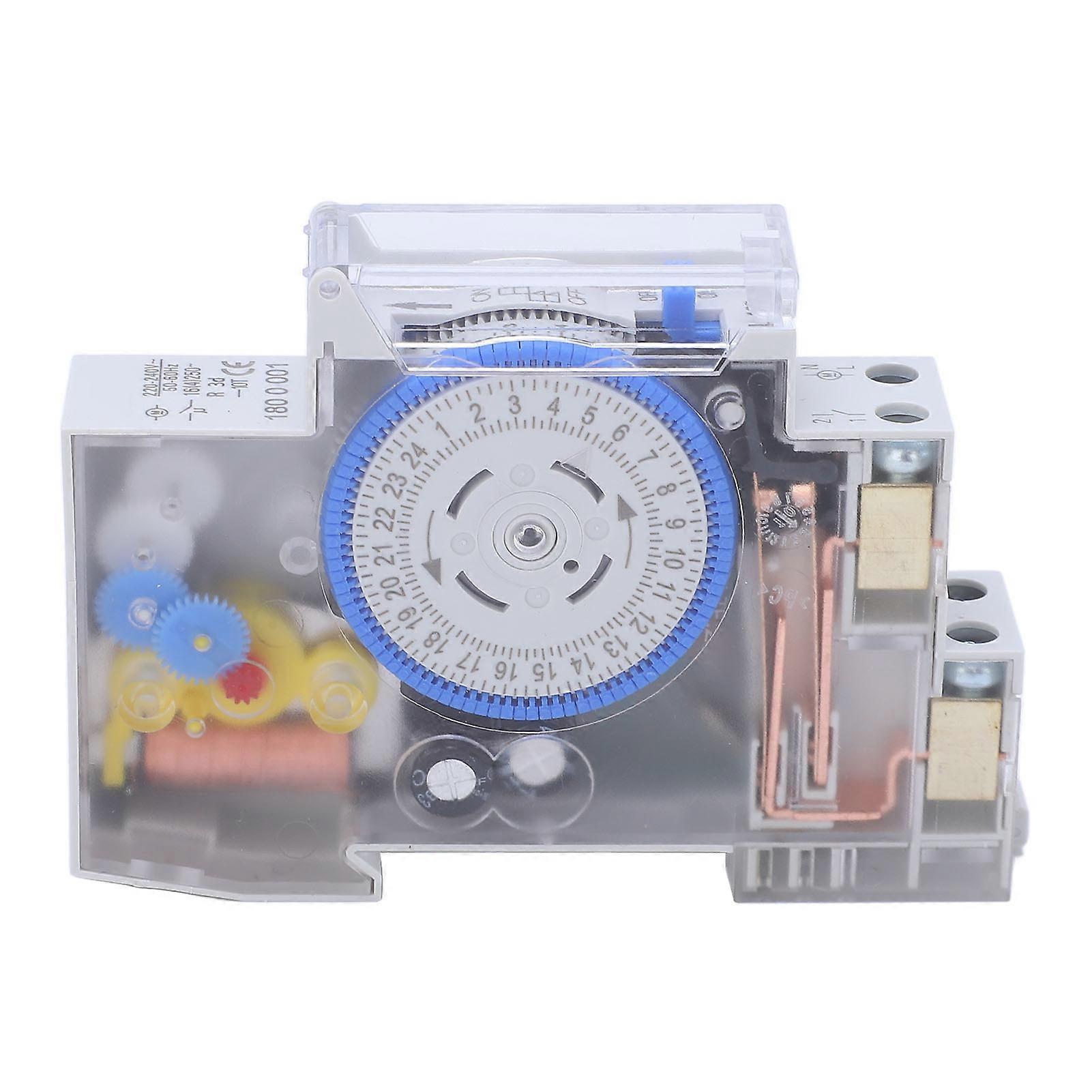 Time Switch Timer Relay Mechanical Control Programmable Controller 220‑240V AC for Machine