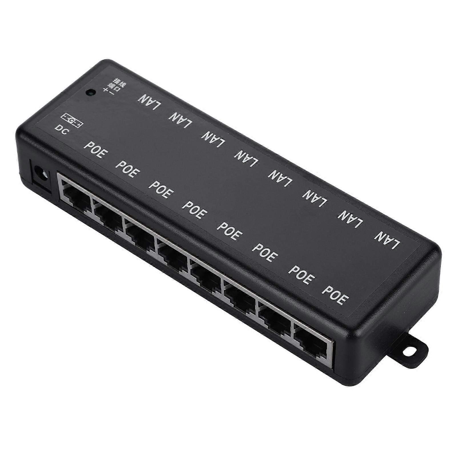 POE Power Supply for Network Devices 48V 2A Adapter, Compatible with IP Cameras, VoIP Phones, and Wireless Access Points