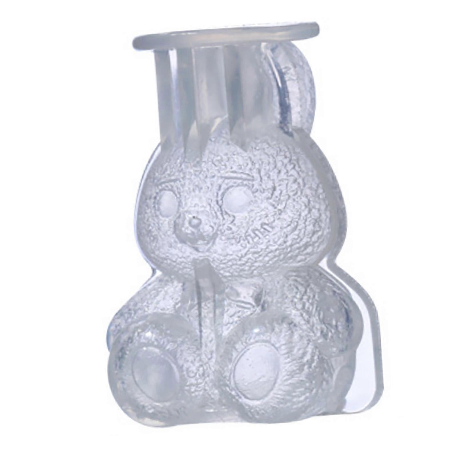 Bunny 3D Ice Cube Mould Large Silicone 65x90mm Soft Easy Demould