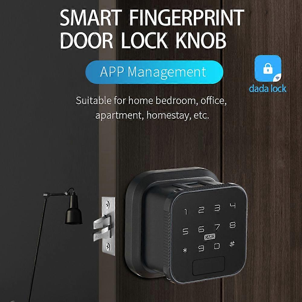 Smart Lock Blokada linii papilarnych Blokada drzwi Klawiatura Zamek do drzwi z klamką Odcisk palca Elektroniczny zamek z zasuwką Inteligentny zamek do drzwi kompatybilny z DADA Loc