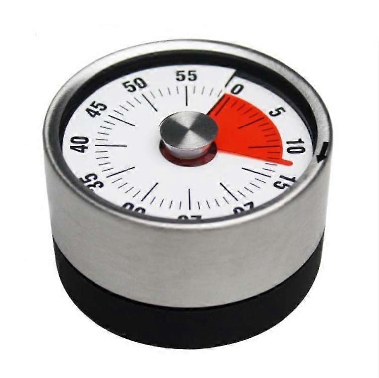Kitchen Timer Countdown Timer with Magnetic Stainless Steel Timer 6cm Black