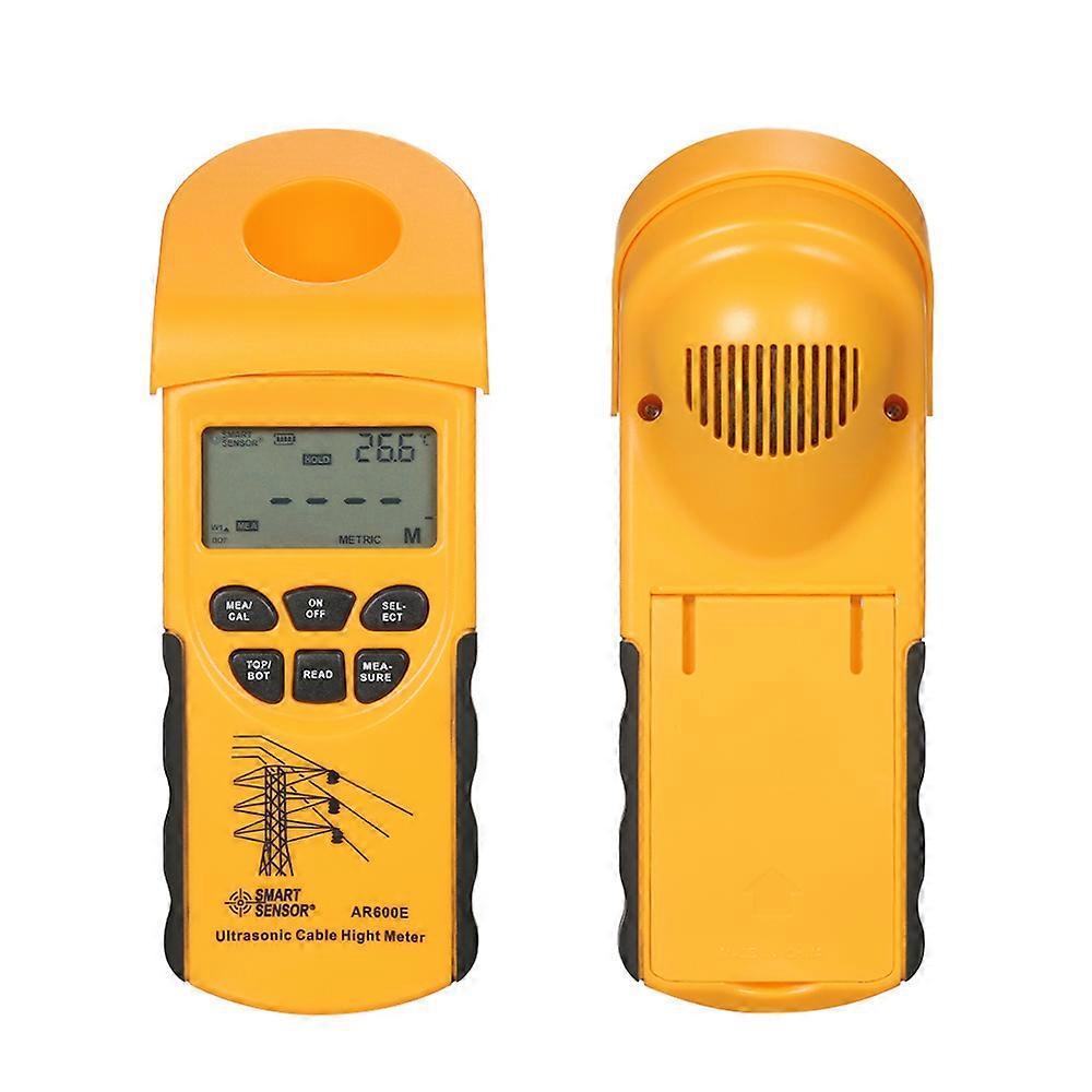 SMART SENSOR Professional Digital LCD Ultrasonic Cable Height Meter Handheld Height Cable Tester Measuring the Height of Overhead Cables 3-23m