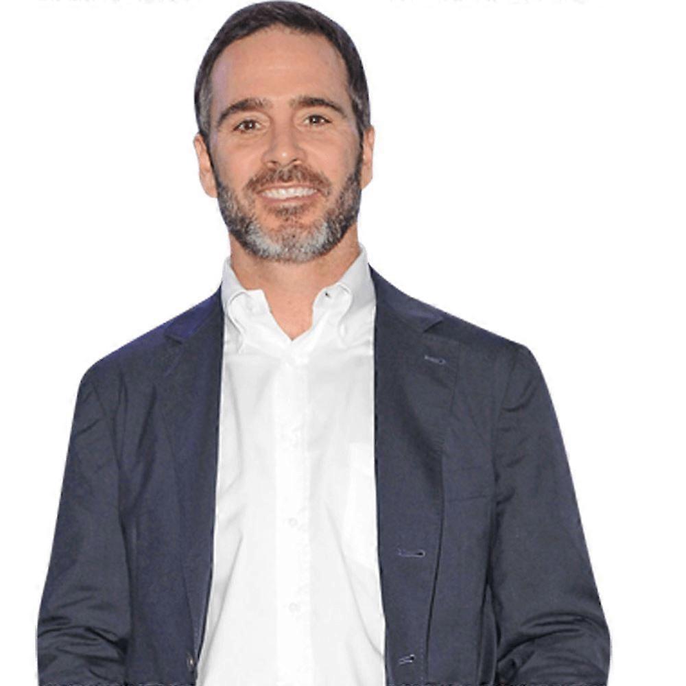 Jimmie Johnson (Navy Blazer) Half Body Buddy Cutout