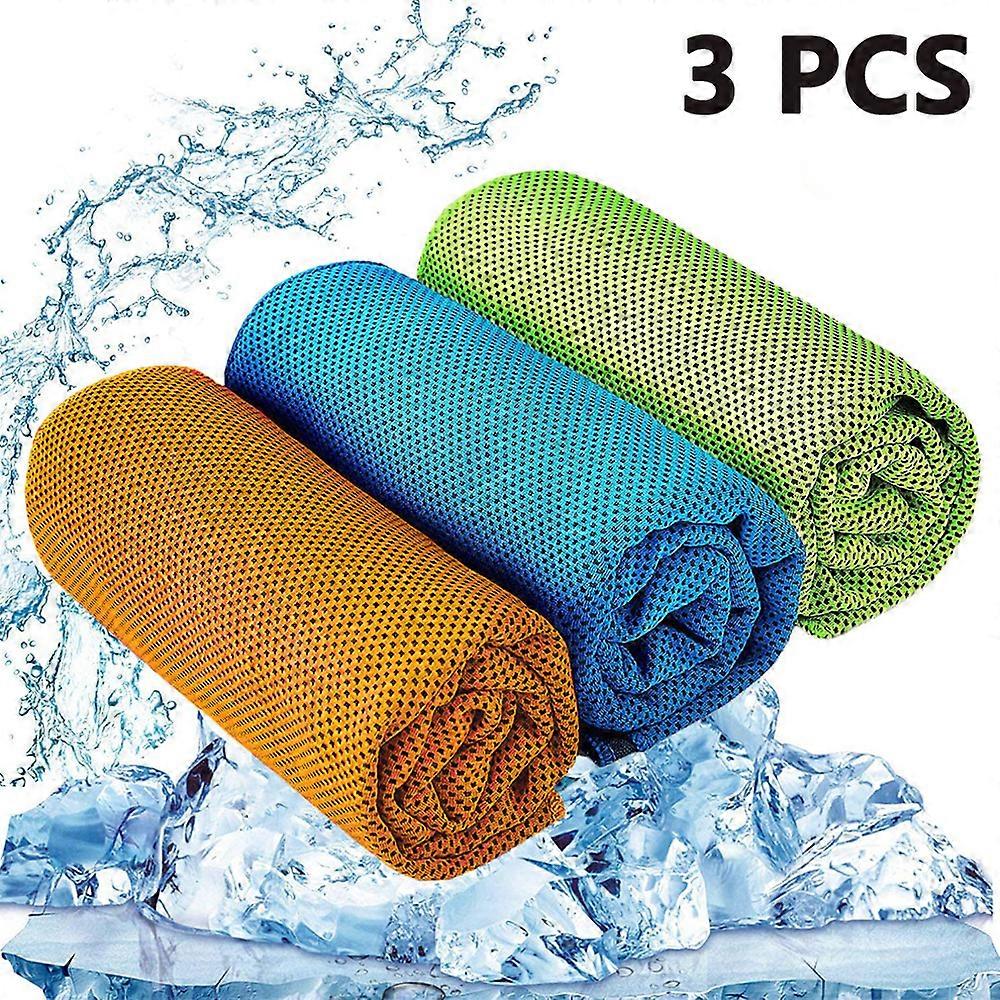 Instant Cooling Towels, Portable, HyperEvaporative, Absorbent, Cooling Polyester
