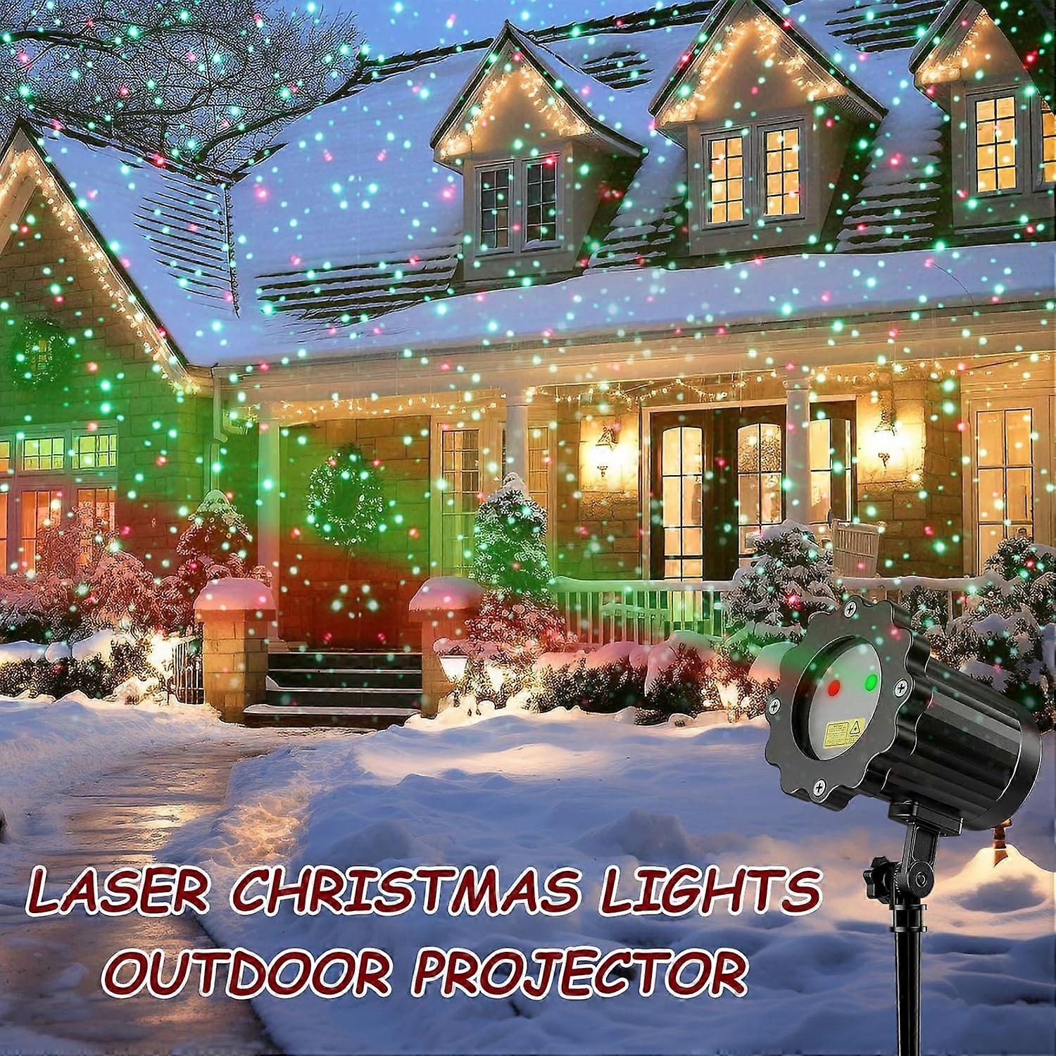 Christmas Projector Lights Outdoor with Remote Control, Moving RGB Laser  Projection for House Garden Yard Decoration | Fruugo US, image size:1500x1500