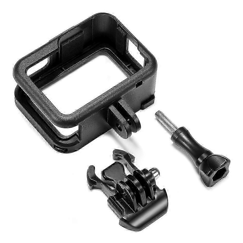 Housing Frame for GoPro Hero 8 Black Protective Shell Cage Mount Accessories for Go Pro Hero 8 with Quick Pull Movable Socket YCX
