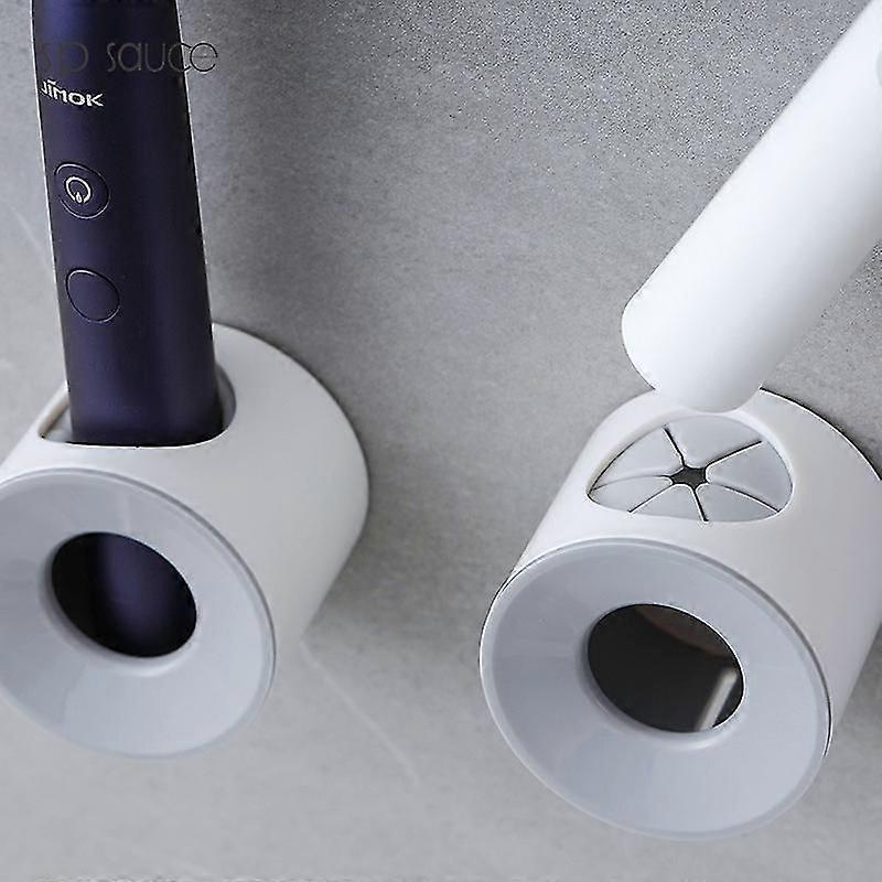 Electric Toothbrush Holder for Bathroom (2, Grey)