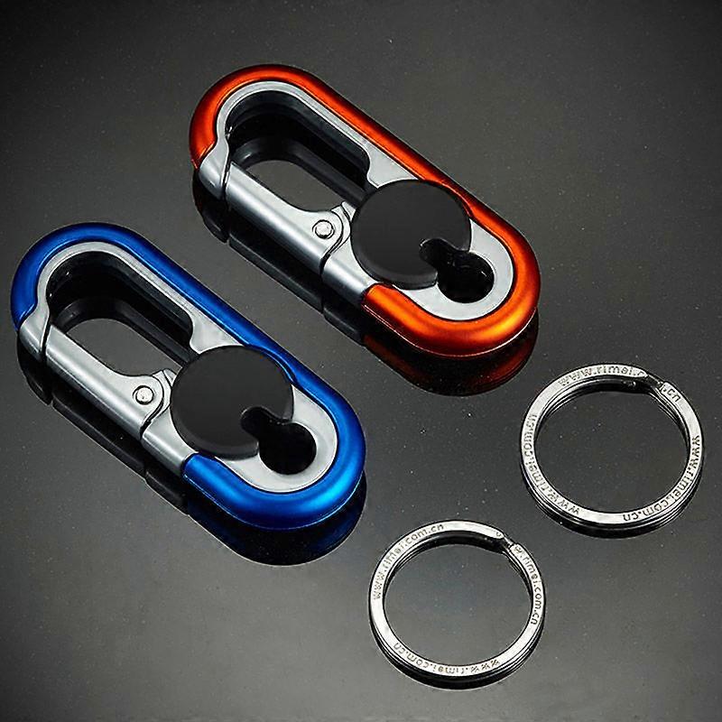 Car Keychain Creative Key Holder Men Fashion Camping Climbing Metal Key Ring Car Styling Auto Car Keyring Accessories
