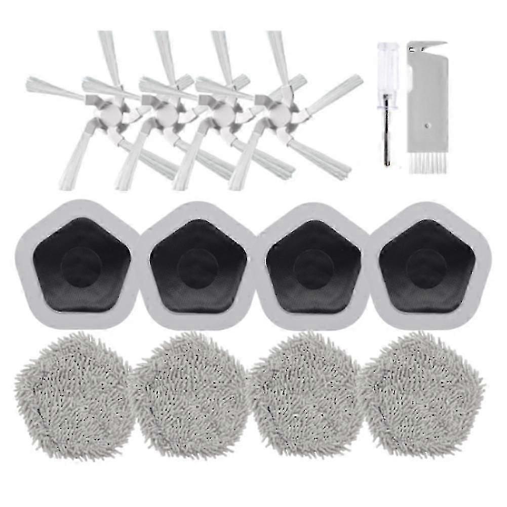 Applies To 14pcs For Bot W10 W10 Pro Robot Vacuum Cleaner Side Brush Mop Cloth And Mop Holder Accessories B