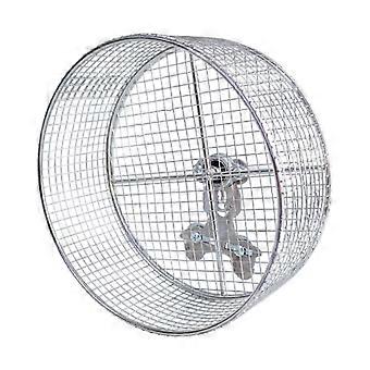 Roue d’exercice en treillis métallique pour hamsters, hérissons, rats, écureuils petits animaux de compagnie