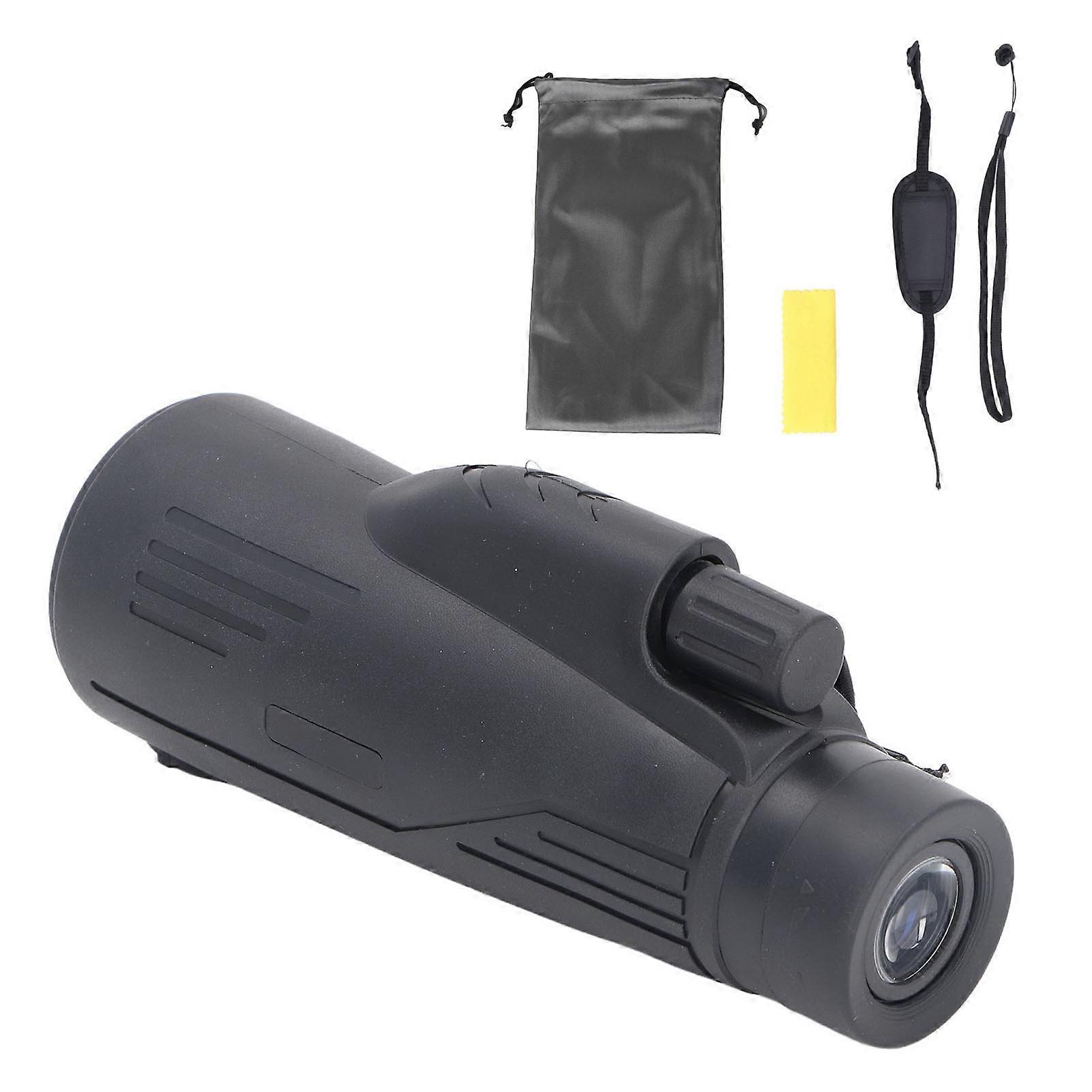 12x50 Portable Multi Layer Coating HD Zoom Lens Large Aperture Compact Monocular Telescope for Bird Watching Hiking