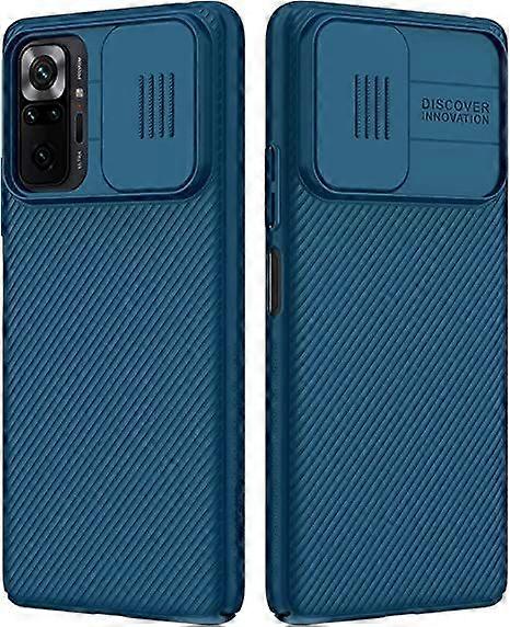 XiaoMi RedMi Note 10 Pro Case, CamShield Series Case with Slide Camera Cover, Slim Stylish Protective Case for XiaoMi RedMi Note 10 Pro - blue