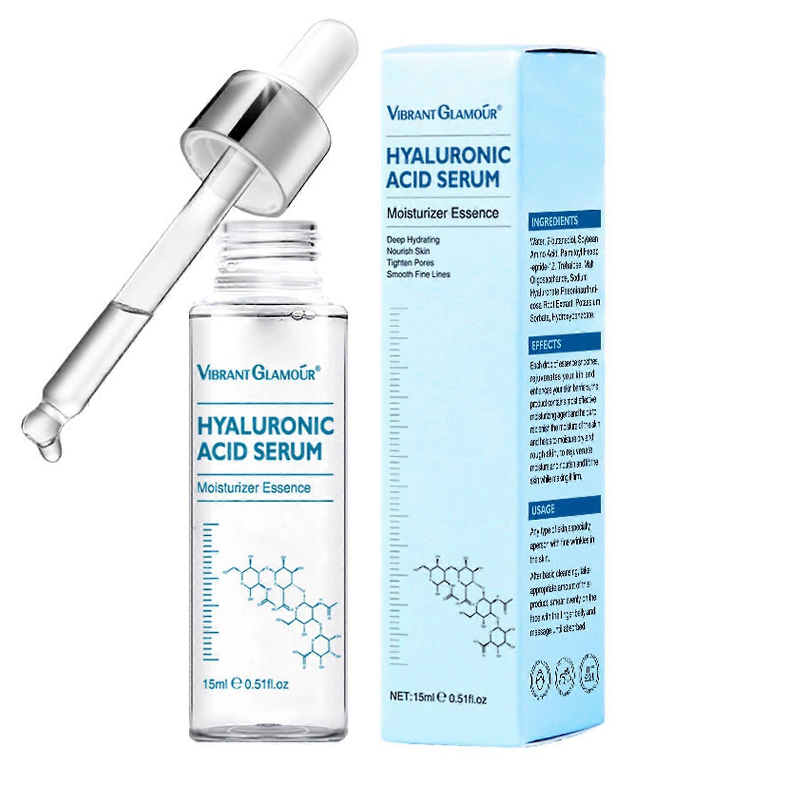 Serum nawilżające z kwasem hialuronowym Serum przeciwstarzeniowe do drobnych linii i zmarszczek