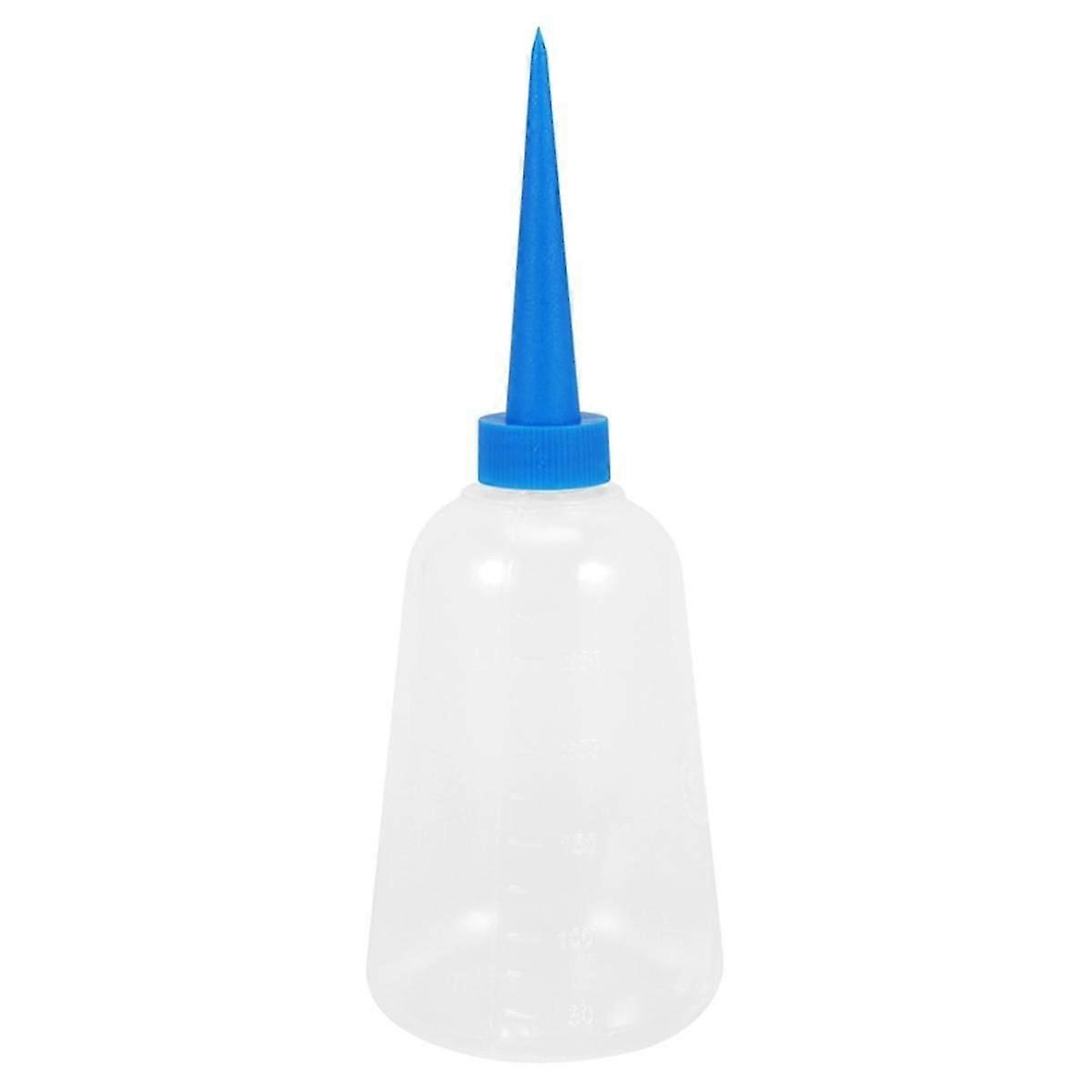 250ml Clear White Blue Plastic Liquid Glue Applicator Bottle