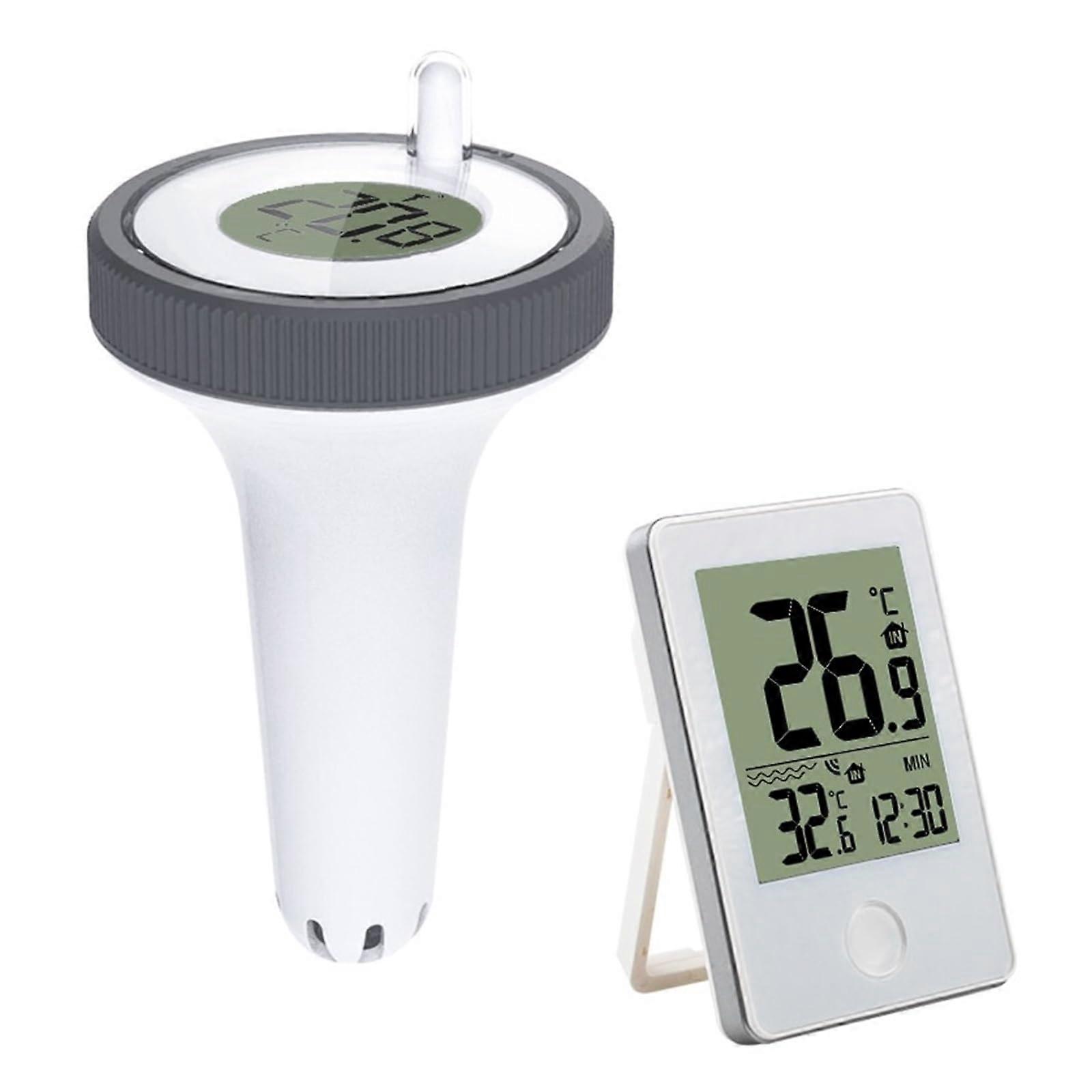 Digital Swimming Pool Thermometer Floating Outdoor Waterproof Accurate Temperature Monitor For Pools Bathrooms Aquariums