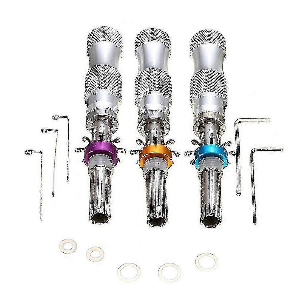 Locksmith Tools Set with 7 Pin Tubular Lock Pick for Padlock