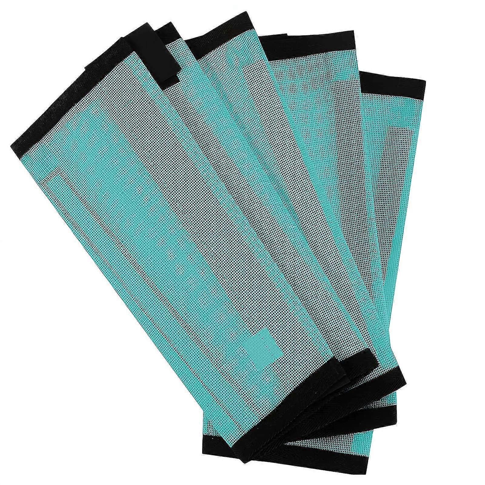 Horse Fly Boots Set of 4, Breathable Mesh Protection for Horses and Donkeys, Loose Fit Fly and Mosquito Defense