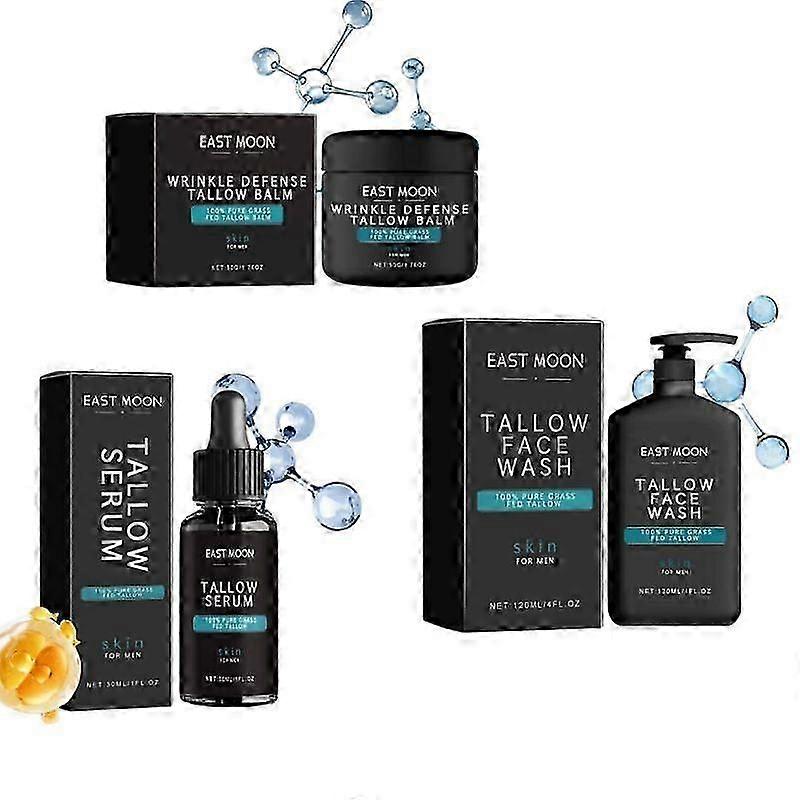 Forge Wrinkle Defense Tallow Balm, Forge Face Wash, Forge Anti-Wrinkle Serum