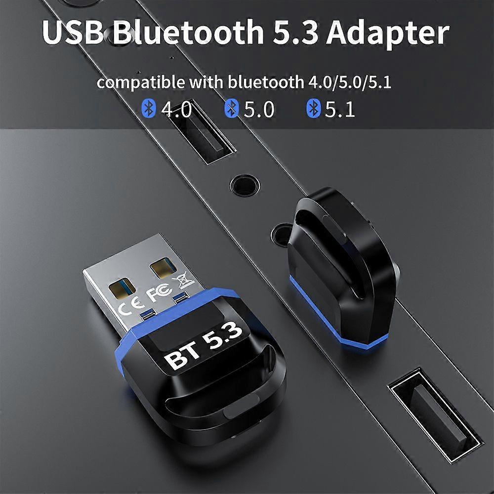 Bluetooth Adapter for Pc Usb Bluetooth 5.3 Dongle Bluetooth 5.0 5 0 Receiver for Speaker Mouse Keyboard Music Audio Transmitter