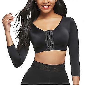 Frauen Sport BH Verstellbar Pure Color Gym Laufen Yoga Fitness Workout BH Langarm Top