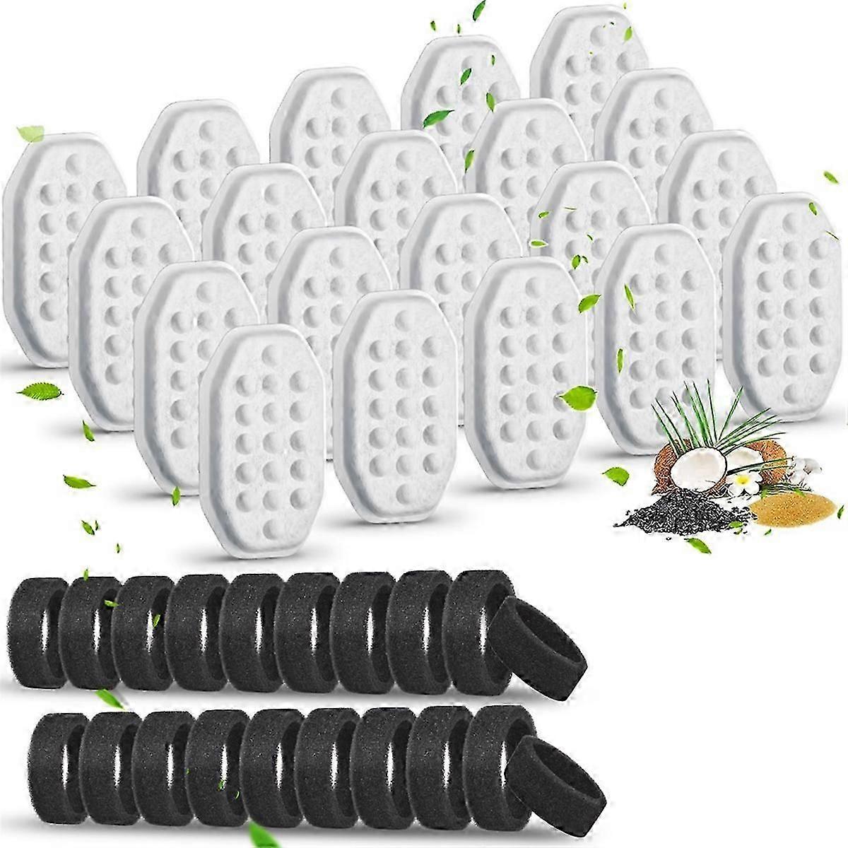 Cat Water Fountain Filters-Cat Fountain Replacement Filters for 3.2L/108oz Adjustable Water Flow Pe