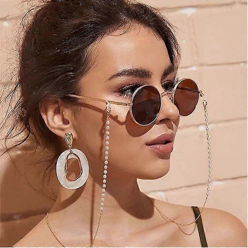 Lebanghui Pearl fine grain glasses chain Simple non-slip anti-lost glasses