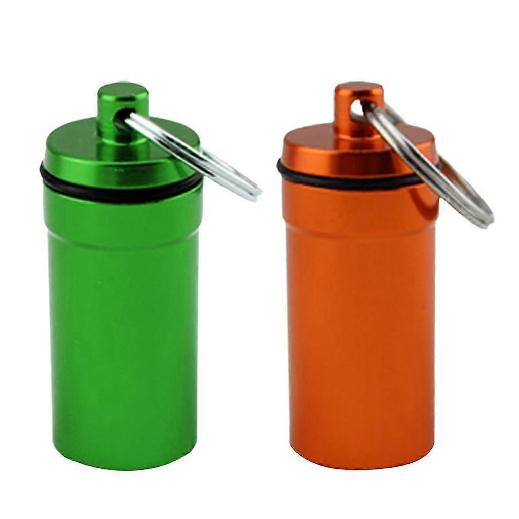 2 Stück Halter Schlüsselanhänger Behälter Wasserdicht