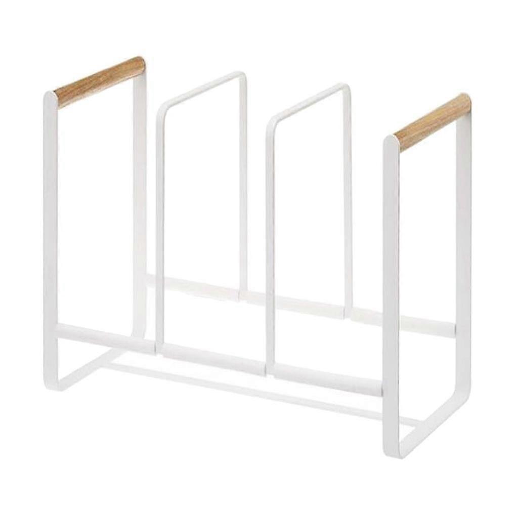 Iron Dish Drainer Drying Rack Kitchen Counter Sink Decorations 3 Grid Rack, Can