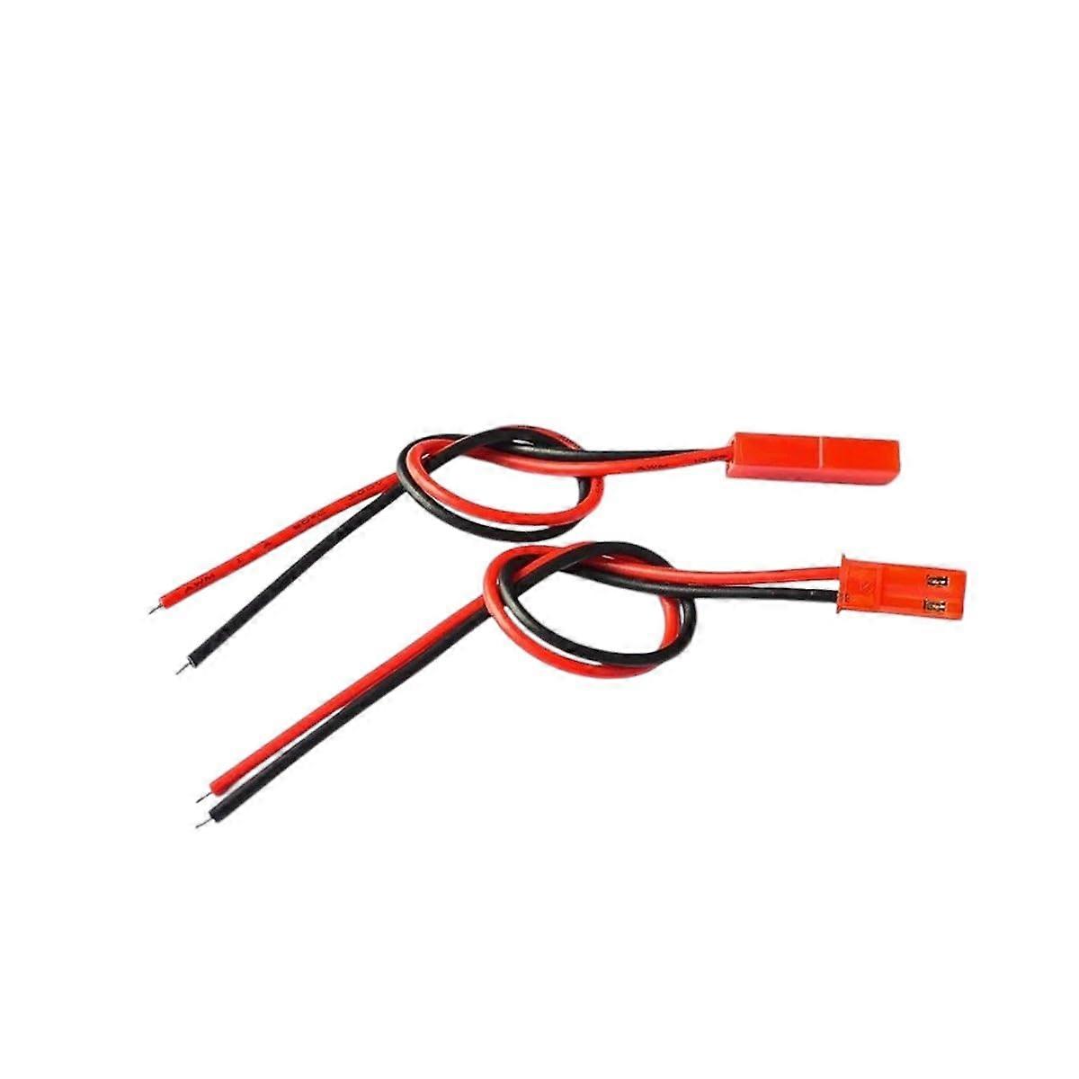 2P 2.54mm 10pcs 22AWG 2 Pin Male Female Connector Cable 100mm 150mm for RC Toys Battery LED Lamp High Reliability