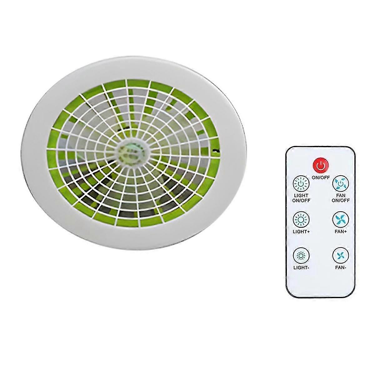 Remote Control Ceiling Fan with Light, 3-Level Adjustable Brightness & Color Temperature, Quiet Bedroom Fan with Remote