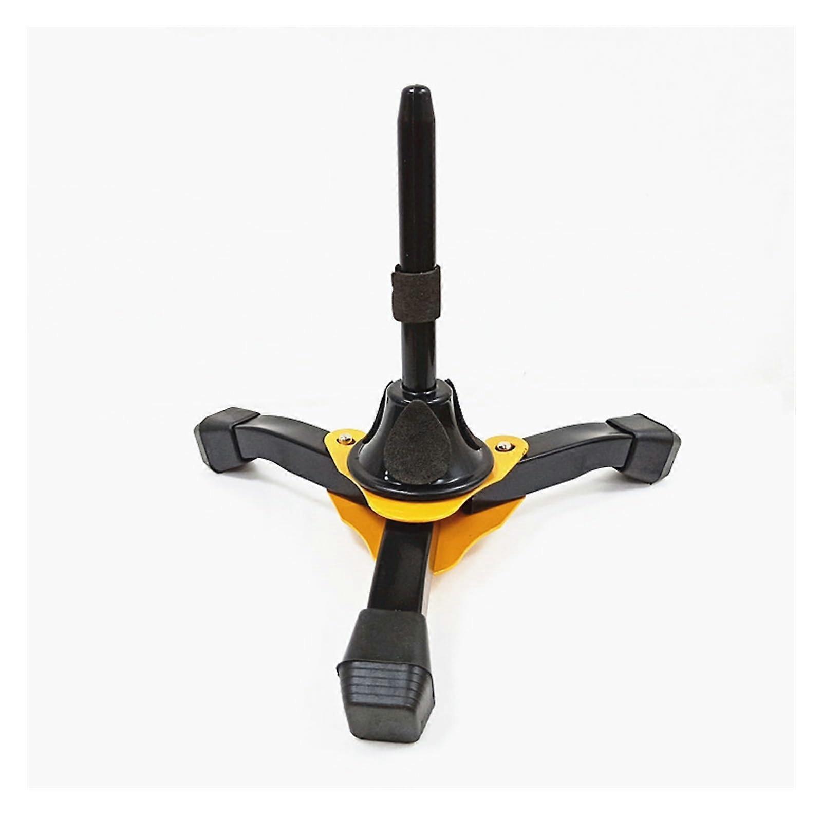 Support de clarinette Voices, tube noir, trépied, accessoires d’instruments de musique, support épaissi (jaune)