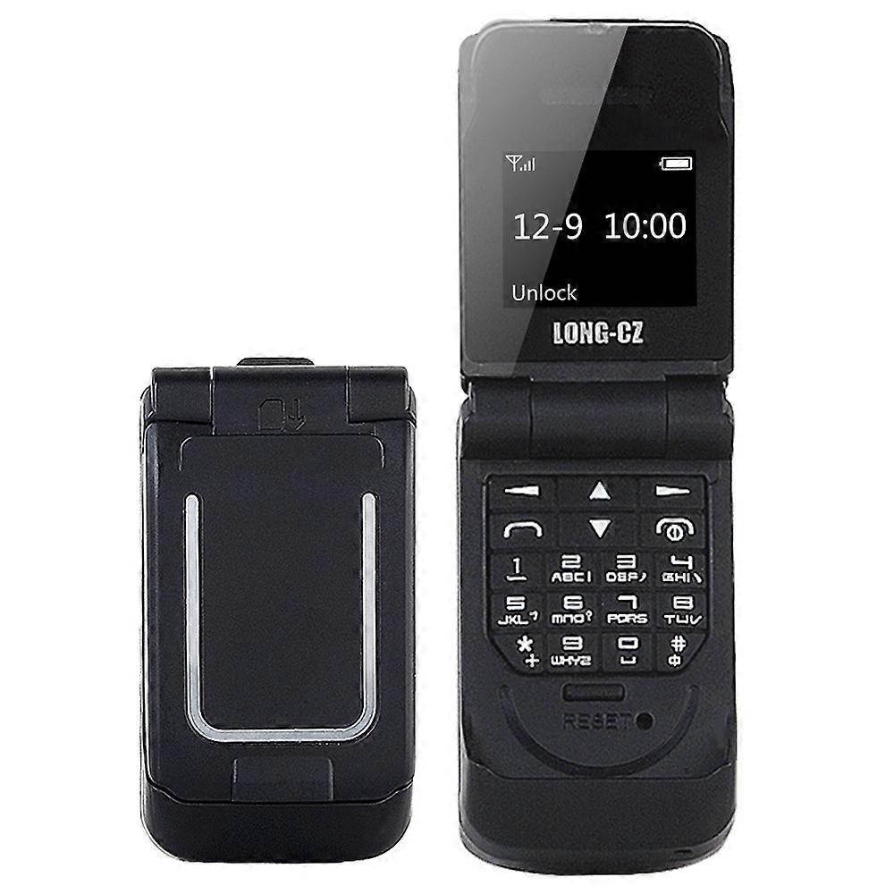 LONG-CZ J9 Flip Mobile Phone Bluetooth-compatible Dial Small Phone Supports 2G Network GSM 850/900/1