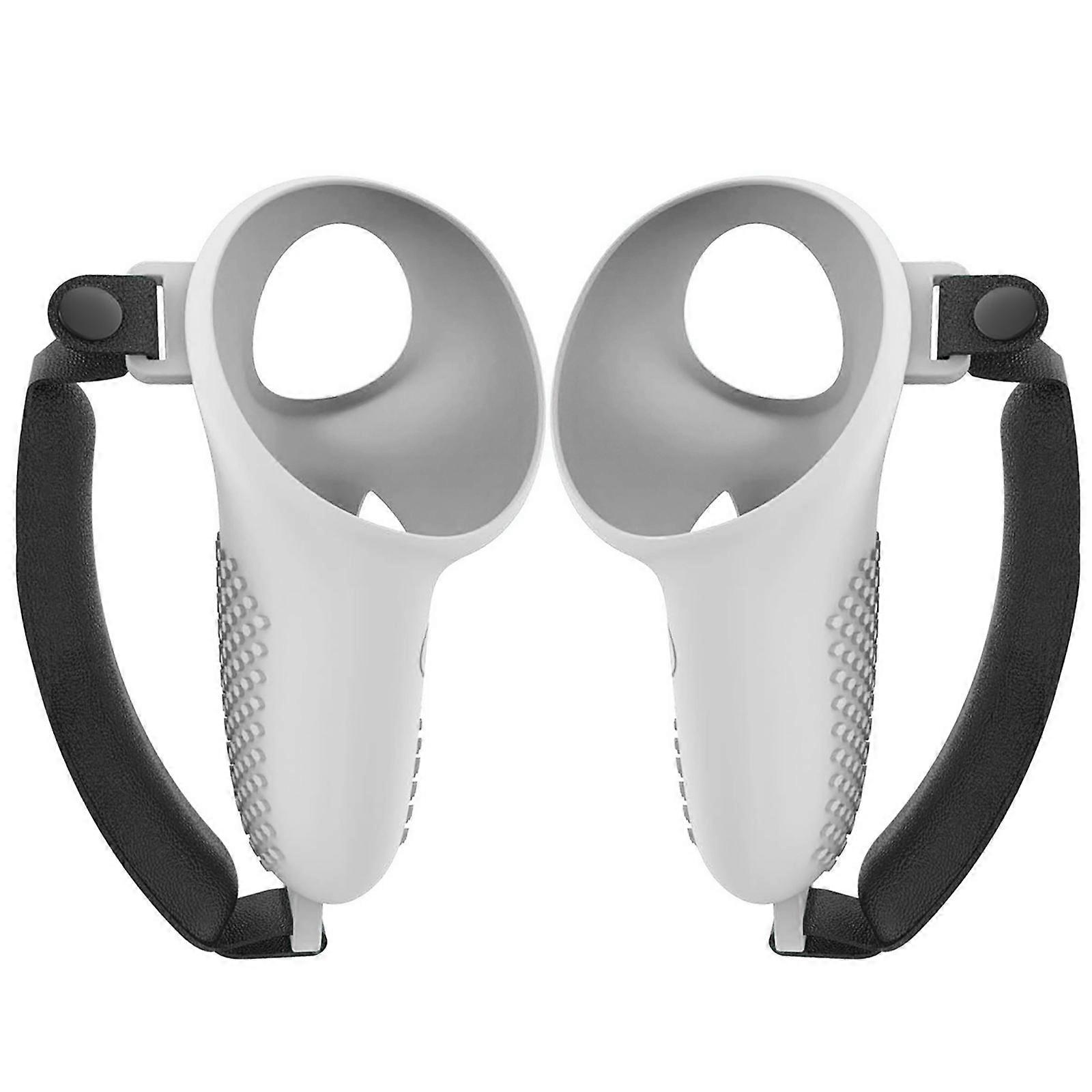Anti-Throw Controller Shells Grips Lightproof Cover for 3 VR Headset Handle Protective Pouch VR Controller Sleeves  White