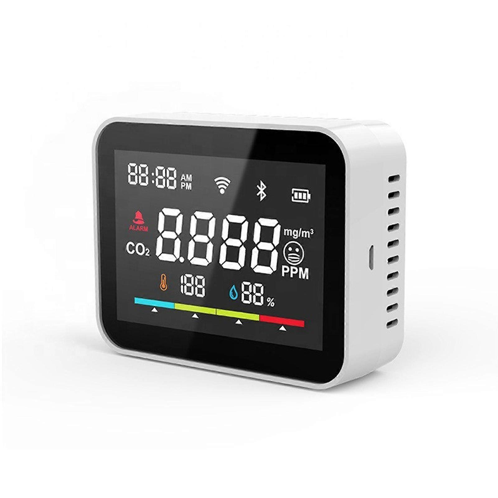 Automation Alarm Detector Analyzer Temperature Humidity Tuya WiFi CO2 Meter Monitor Air Quality RealtimesAnalysis Tester