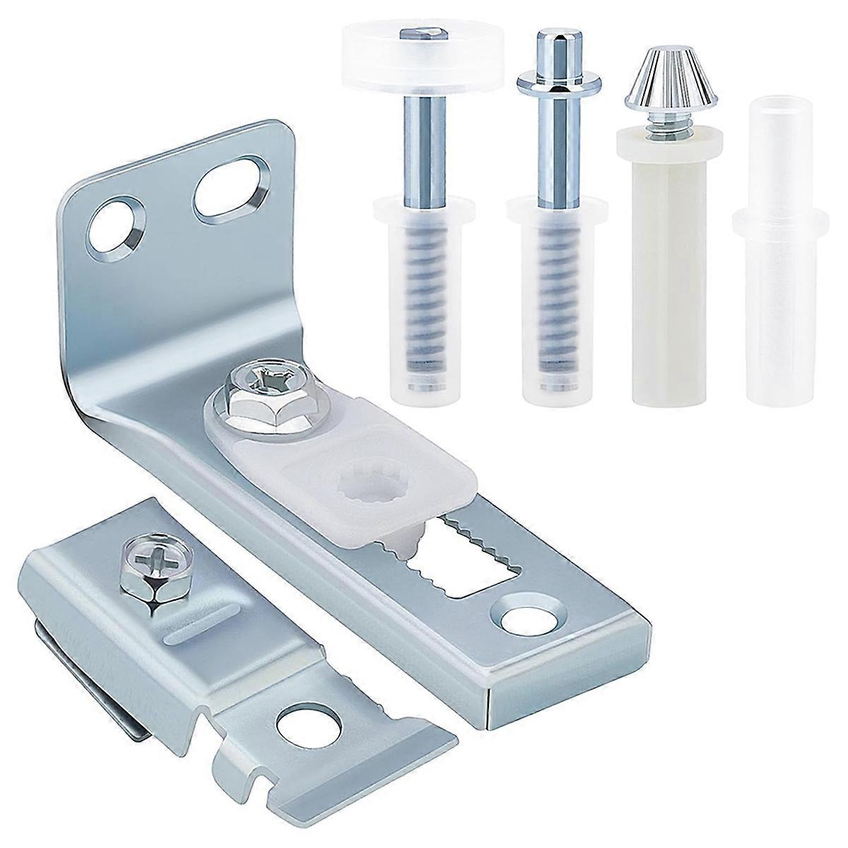 1 Set Bifold Door Hardware Repair Kit - Includes Top and Bottom Brackets, Pivots, and Guide Wheel f
