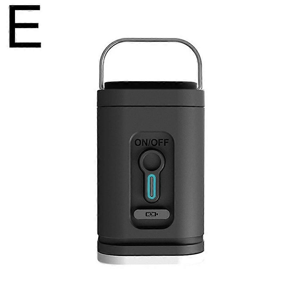 Black (E) Household Electric Air Pump Small Quick Pumping and Charging Dual Purpose Air Pump Wireless Outdoor Lithium Battery Air Pump