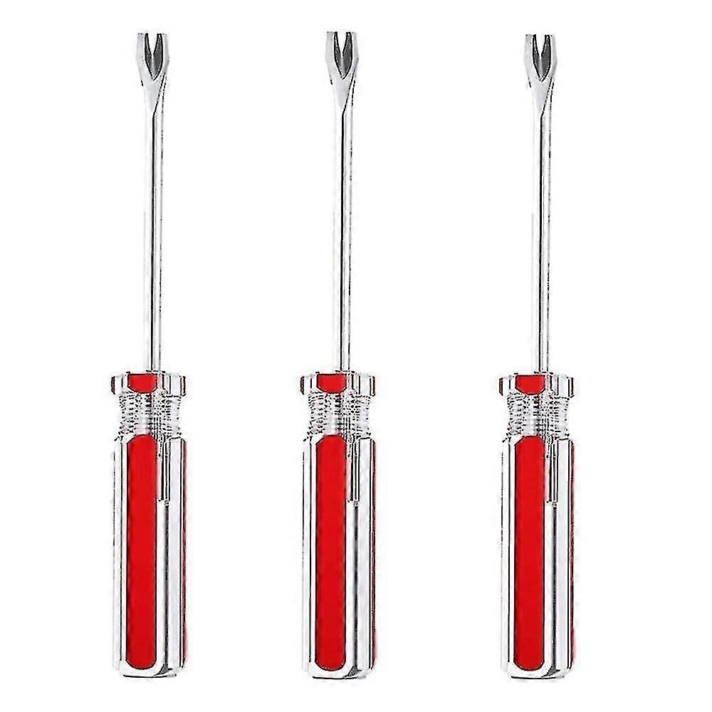 3Pcs Nail Pullers 2.6U Tip Nail Rivet Tack Puller Screwdriver Tool