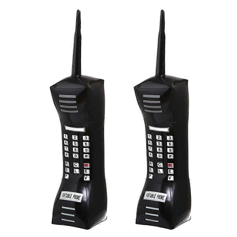 2pcs Inflatable Mobile Phone Props Black Simulation for Fun Party Photo Props Safe Inflatable Cell Phones for Creative Play and Stage Performances
优