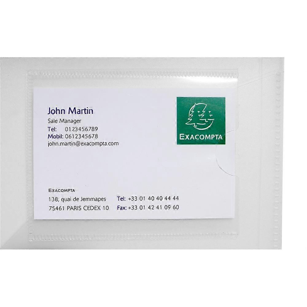 Exacompta 3967E 20x Dossier presentacion doble bolsillo PP