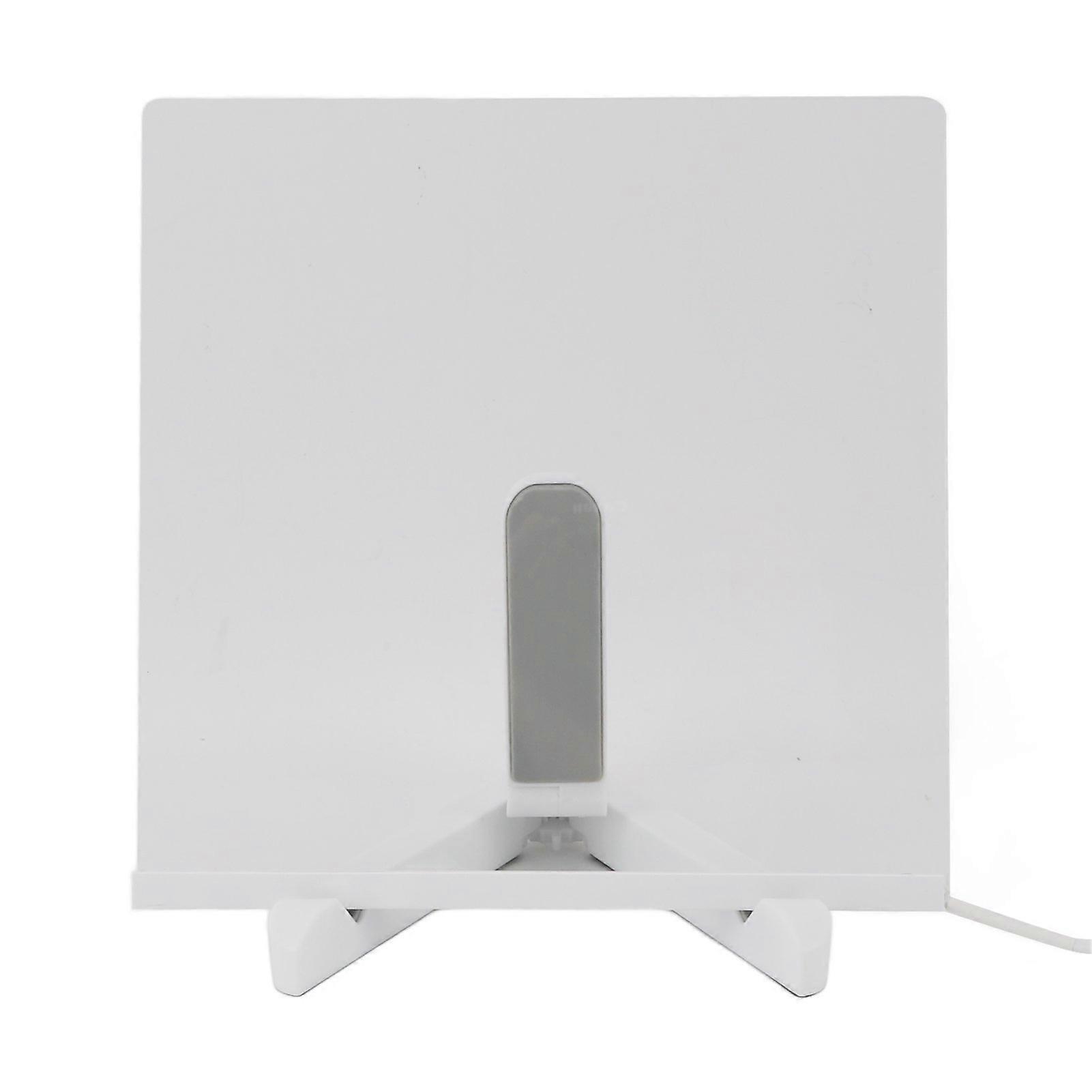 Acrylic Dry Erase Board LED Light Note Memo Board with Stand 7 Colorful Pens 2 Wiping Cloths for Writing and Recording