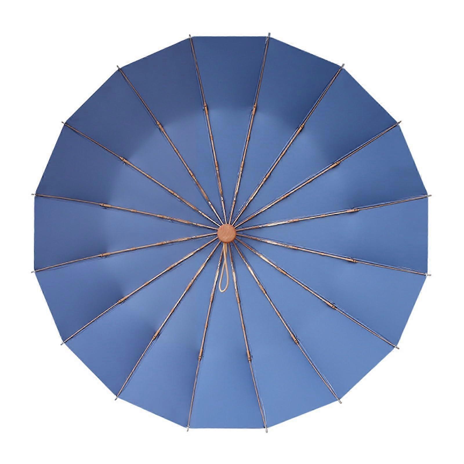 Folding Umbrella with UV Protection, Double Function for Sun and Rain, Lightweight Compact Design, Durable Fabric
