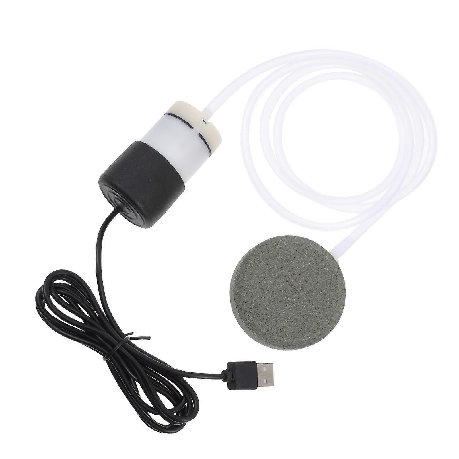 Oxygen Pump for Fish Tank Mini Aquarium Air Pump Home Use Rectangular Shape 1Set