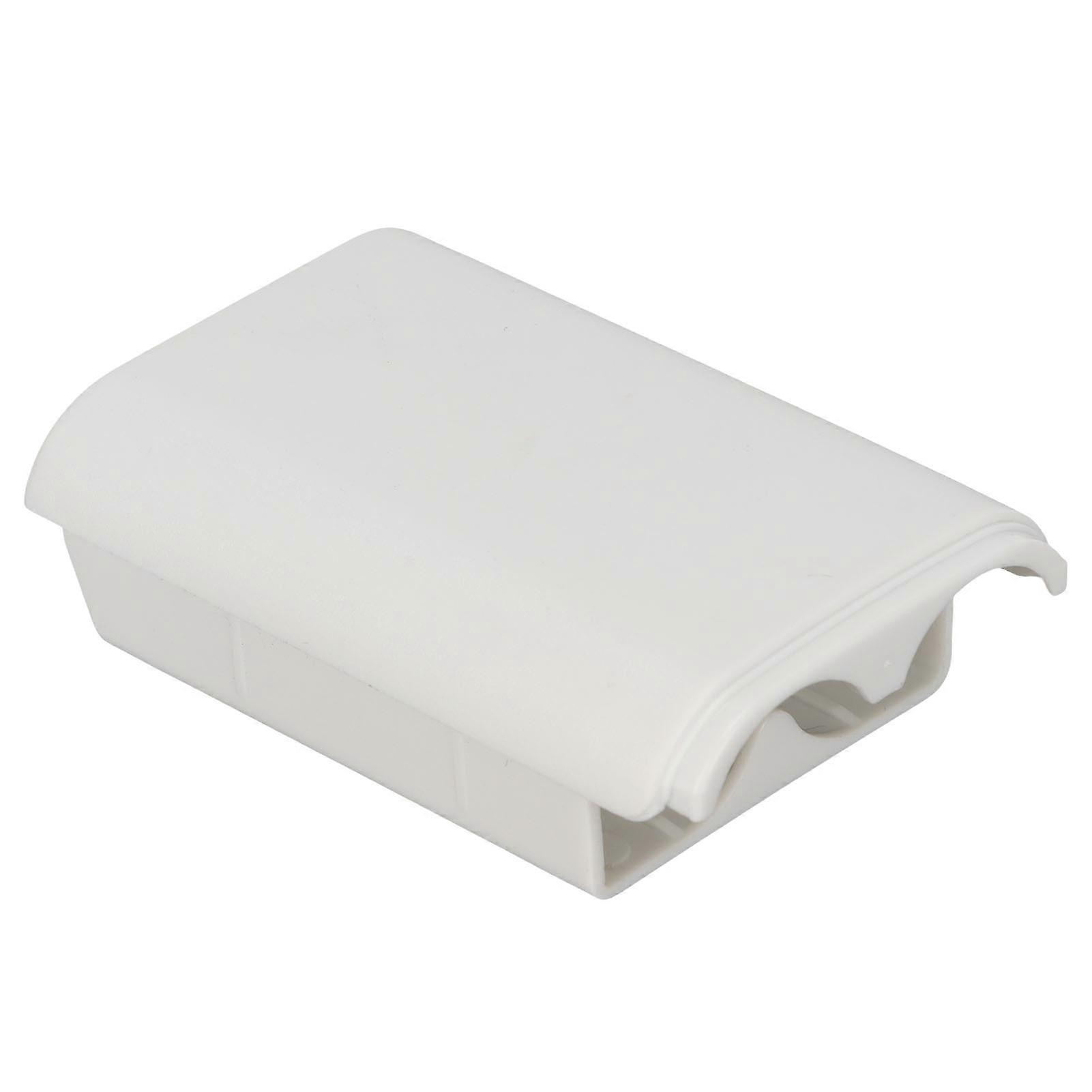 Coque de batterie de remplacement résistante à l'usure pour manette sans fil Xbox 360, blanche