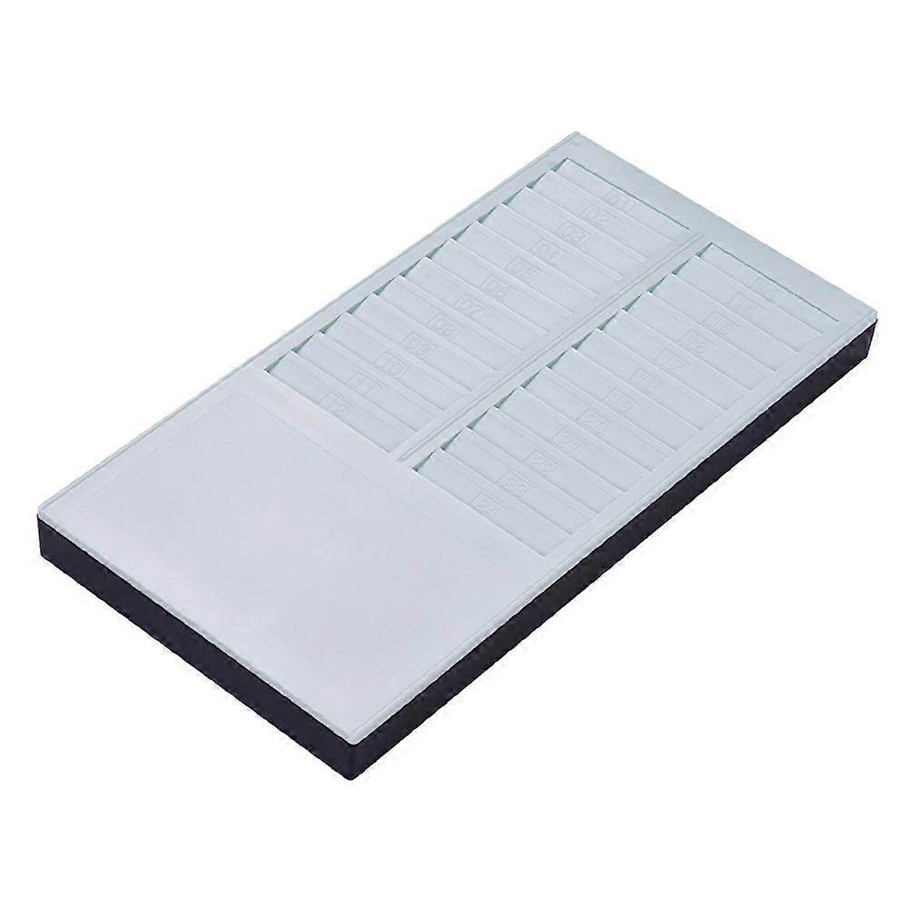 Bisofice Wall Mount Time Card Holder, 24 Slots for Attendance Recorder, Time Clock, Office