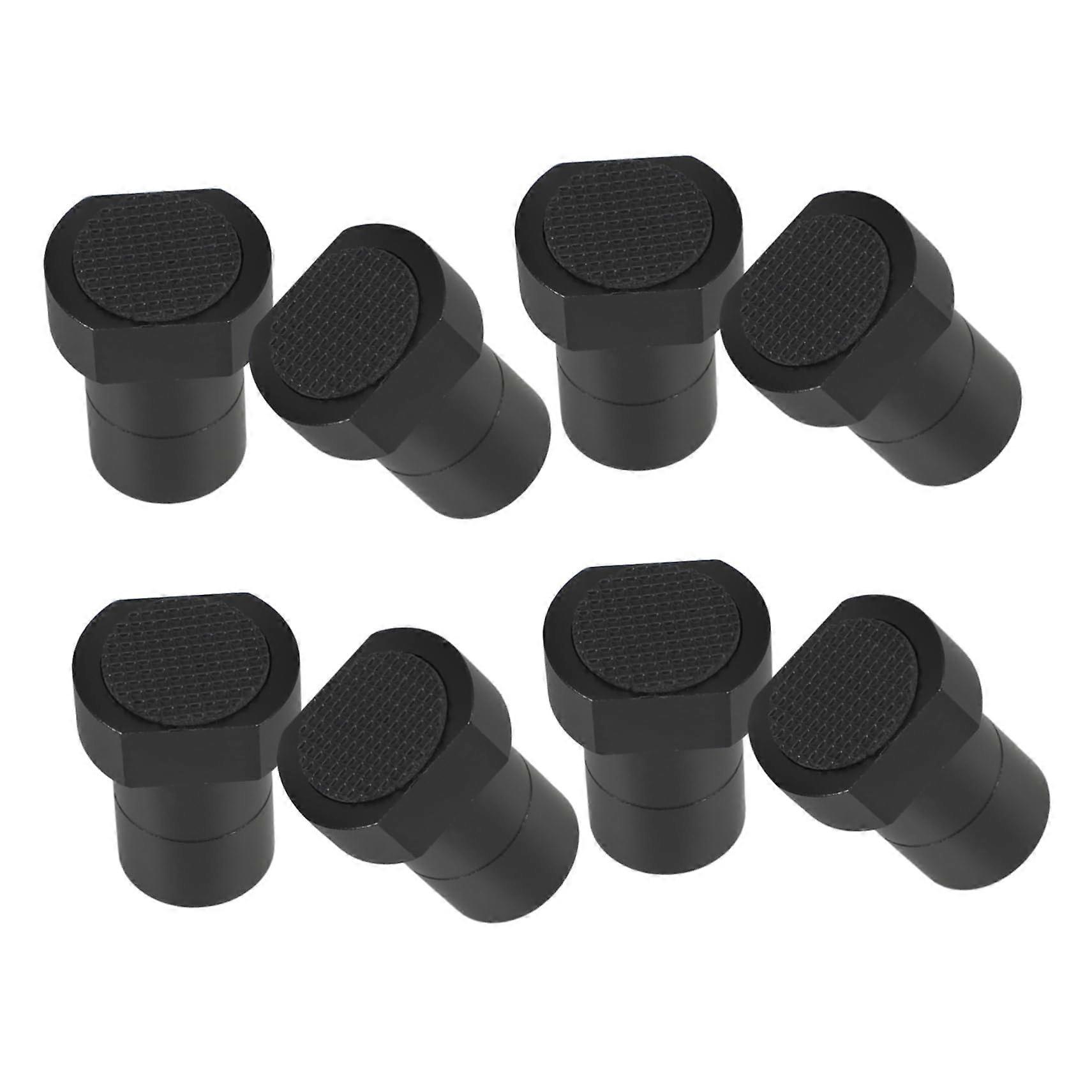 Pack of 8 Block Limit Precision Tool Woodworking Workbench Clamp NonSlip Planer Stopper Black