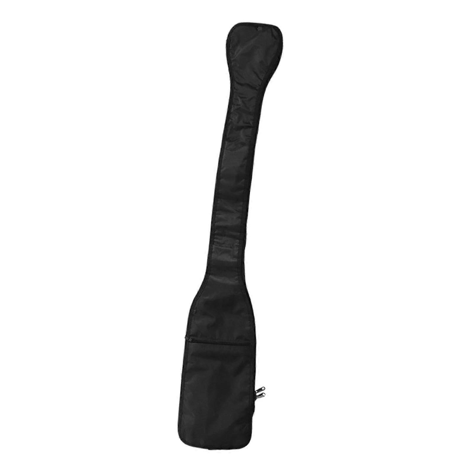 Kayak Paddle Bag with Adjustable Shoulder Strap, Dragon Boat Carry Organizer for Surfing, Rafting, Canoeing - Black