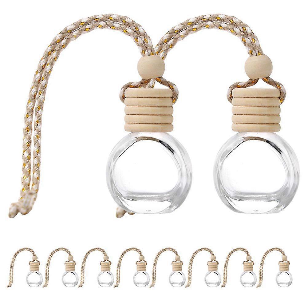 10pcs Essential Oil Diffusers for Car Air Freshener Hanging Bottles Empty Glass Bottles