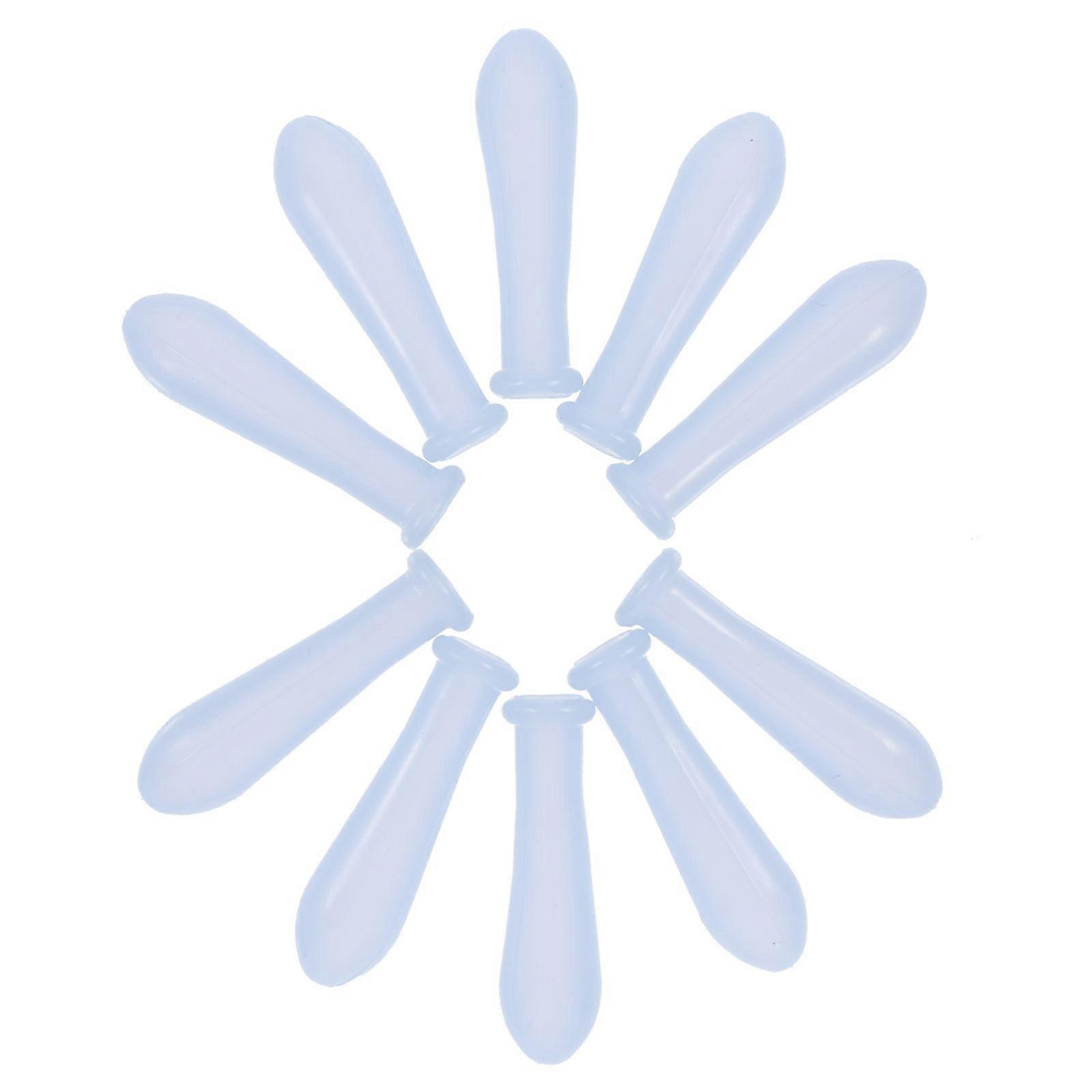 10pcs Pipettes Capuchons en silicone Compte-gouttes Capuchons en silicone Capuchons compte-gouttes gradués